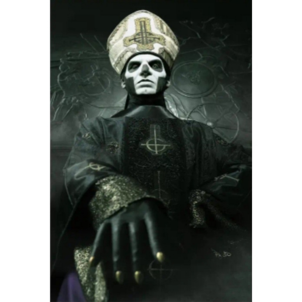 Ghost Papa Emeritus III 12x16 Canvas Print
